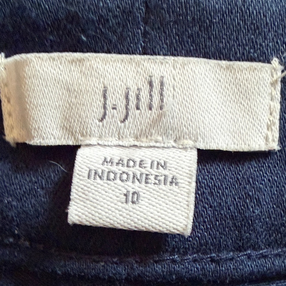 J. Jill Deep Blue Cargo Pants - Picture 2 of 10